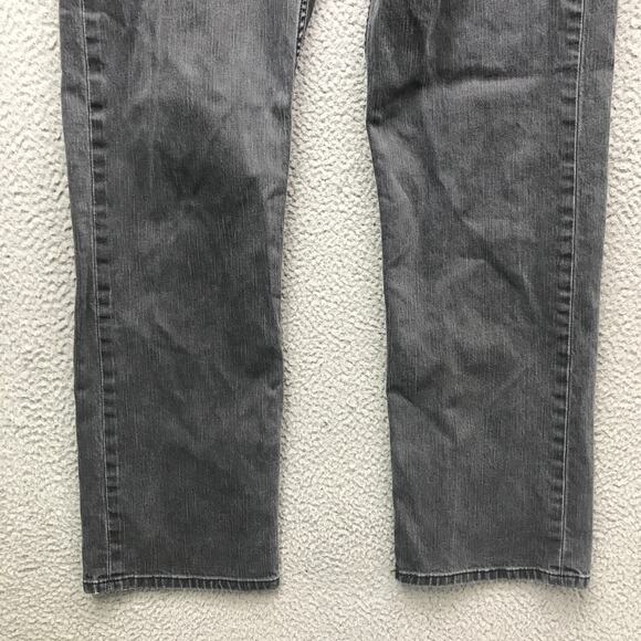 Levis 569 Denim Jeans Men's Size 36X36 Loose Fit Straight Leg Pocket Black - Picture 4 of 11